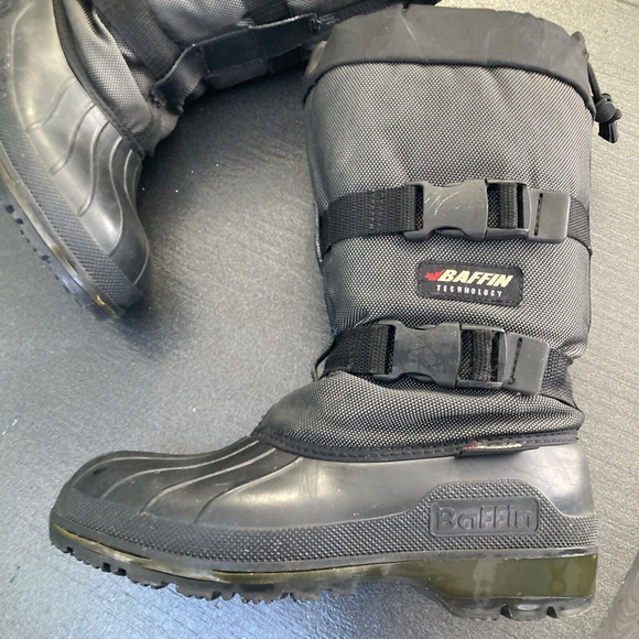 BAFFIN SNOW BOOTS MENS Black SIZE 9w - Picture 2 of 15